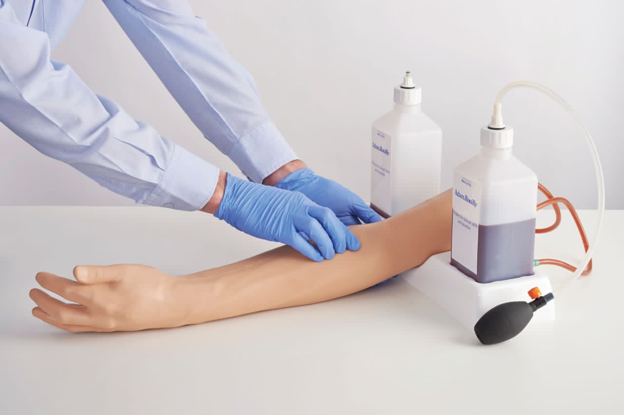IV Venipuncture & Injection Training Arm