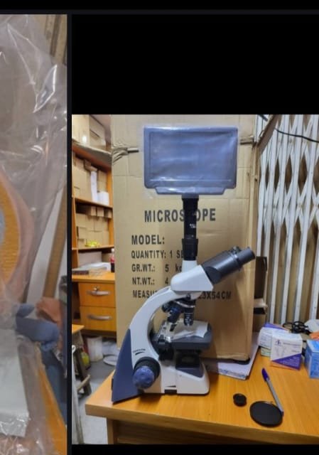 Binocular Microscope with LCD Display