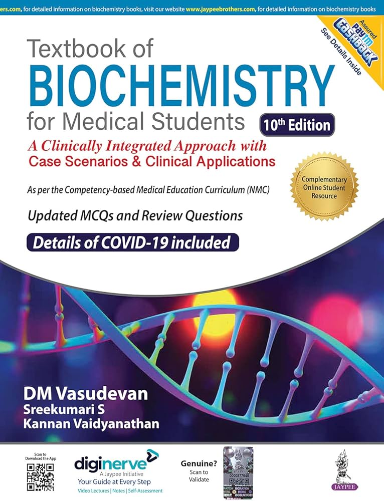 Textbook of Biochemistry for Medical Students (10th Edition)